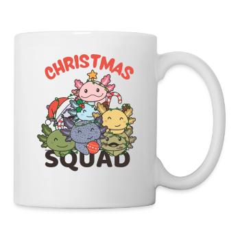 Axolotl Weihnachtsbaum Christmas Squad Axolotls - Tasse - Weiß - Rechts