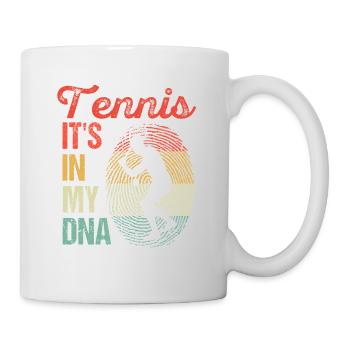 Le tennis est dans mon ADN Drôle de joueur de sport - Mug blanc - blanc - Droite