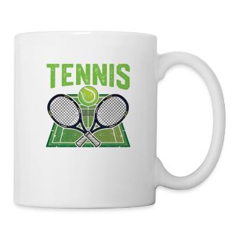Ce n’est pas grave si vous n’aimez pas le tennis plus drôle - Mug blanc - blanc - Droite