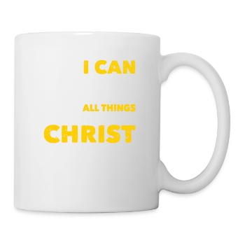 I can do all things through Christ who strengthens me - Mug - white - Right