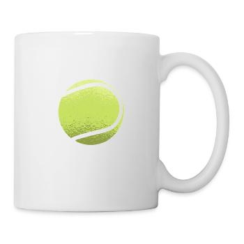 Ich würde den Tennisball treffen Sportspieler - Tasse - Weiß - Rechts