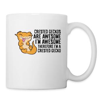 Crested Geckos Are Awesome Im Awesome Im A - Mug - white - Right