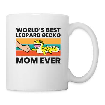 Leopard Gecko Mama World's Best Leopard Gecko Mom - Tasse - Weiß - Rechts