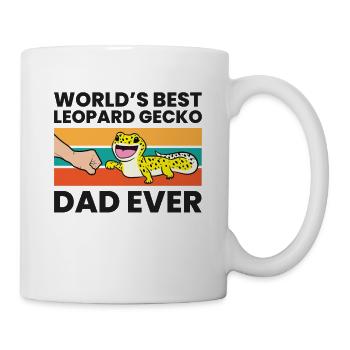 Leopard Gecko Papa Le meilleur Leopard Gecko Papa - Mug blanc - blanc - Droite
