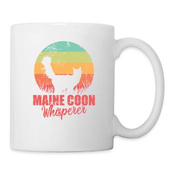 Maine Coon Whisperer Cat Pet Cat - Mug - white - Right