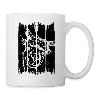 Llama Head Alpaca Llama Farmer - Llamas Llama - Mug - white - Right