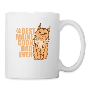 Best Maine Coon Dad Ever Cat Pet - Mug - white - Right