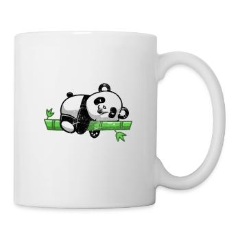 Je déteste les matins Mignon Panda Ours Pour Femmes Panda Lo - Mug blanc - blanc - Droite