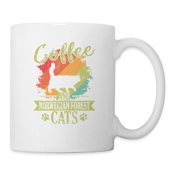 Coffee and Norwegian Forest Cats Hangover - Mug - white - Right