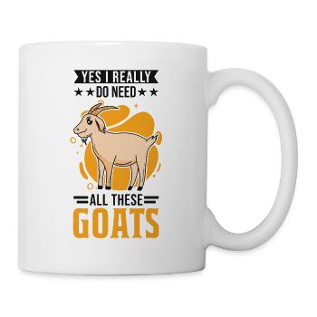 Chèvres Cadeau Chèvre Hôte Chèvre - Mug blanc - blanc - Droite