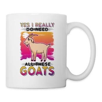 Chèvres Cadeau Chèvre Hôte Chèvre - Mug blanc - blanc - Droite