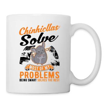 Chinchilla Gift Woolly Short-tailed Chinchilla - Mug - white - Right