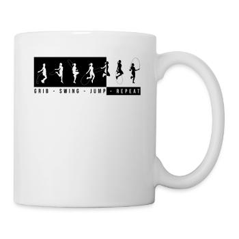 Fitness Roping - Jumping rope for women - Mug - white - Right