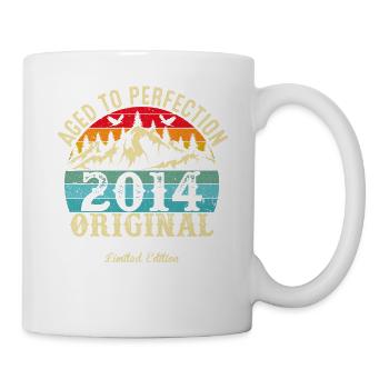Perfekt gealtert 2014 Original - Tasse - Weiß - Rechts