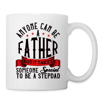Bonus Dad Best Step Dad - Mug - white - Right
