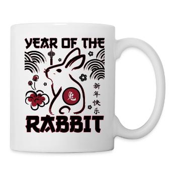 Year of the rabbit chinese new year zodiacs fun - Mug - white - Right