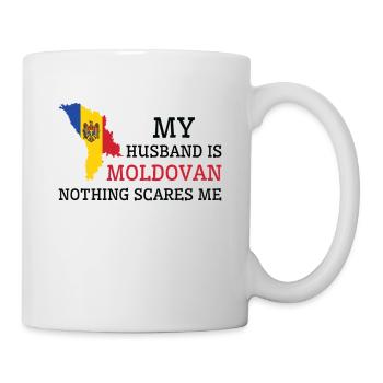 Rien ne me fait peur mari moldave - Mug blanc - blanc - Droite