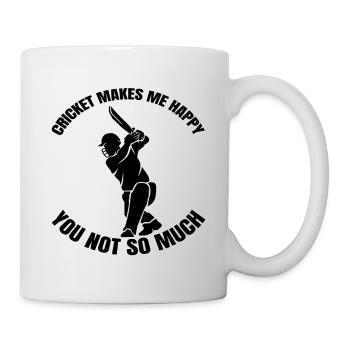 Cricket Slogan Équipe Cricket Cadeau Fan de cricket - Mug blanc - blanc - Droite
