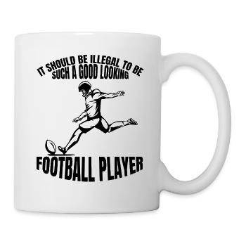 American Football Football Fan - Mug - white - Right