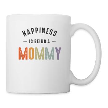 Glück ist, eine Mama zu sein - Tasse - Weiß - Rechts