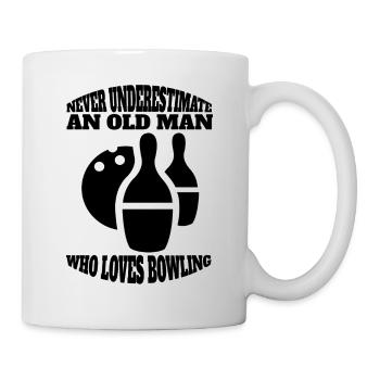 Bowling Kegel Bowler Gift Bowling Bowling ball - Mug - white - Right