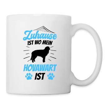 Zuhause ist wo mein Hovawart ist Hovawart - Tasse - Weiß - Rechts