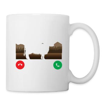 Meine Hochlandrinder Rufen Ich Muss Los - Tasse - Weiß - Rechts