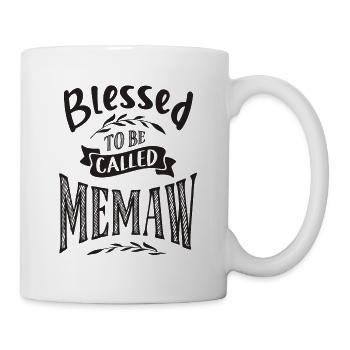 Blessed To Be Called Memaw - Mothers Day - Mug - white - Right