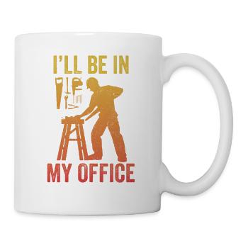 Charpentier Menuisier Menuisier Menuisier - Mug blanc - blanc - Droite