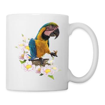 The blue and yellow macaw - Mug - white - Right