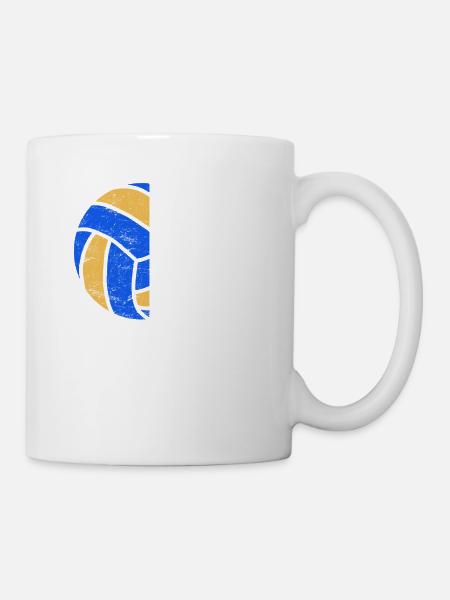 Volleyball Player Volleyball Lover Girls Mom Coach - Tasse - Weiß