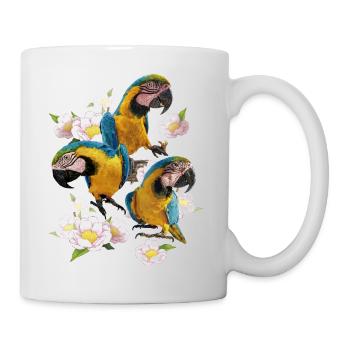 The blue and yellow macaw - Mug - white - Right