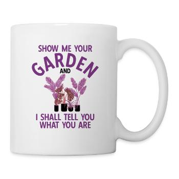 Landschaftsgärtner Hobbygärtner Gärtner - Tasse - Weiß - Rechts