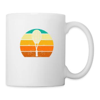 Funny tennis player-coach-fan Yes, I'm a - Mug - white - Right
