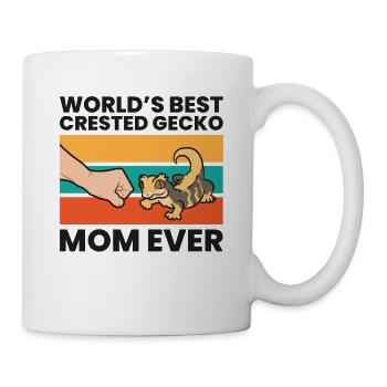 Crested Gecko Mama World's Best Crested Gecko Mom - Tasse - Weiß - Rechts