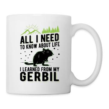 Gerbil Gift Racing Rat Gerbil - Mug - white - Right