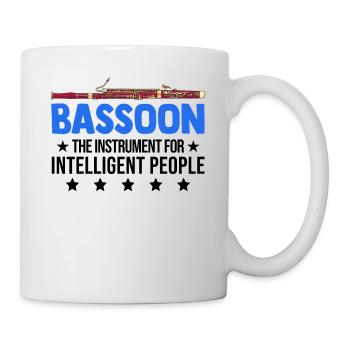 Bassoon Instrument for Intelligent People Bassoonist - Mug - white - Right