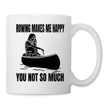 Rower Rowing funny rower saying rowing club - Mug - white - Right