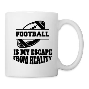 Entraîneur de football américain Fan de football Fan de football - Mug blanc - blanc - Droite
