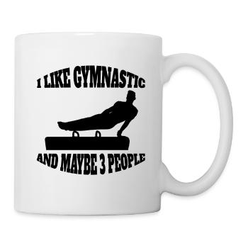 Gymnastics Floor exercises Gymnastics Gymnastics Club Apparatus gymnastics - Mug - white - Right