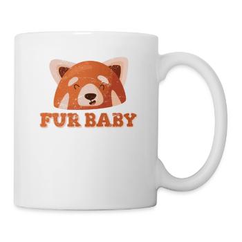 Panda Rouge pour bébé pandas roux zoologiste drôle de pand - Mug blanc - blanc - Droite