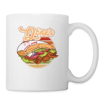 Döner Mein Untergang - Tasse - Weiß - Rechts
