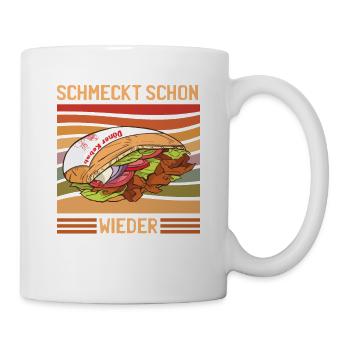 Döner Schmeckt schon wieder - Tasse - Weiß - Rechts
