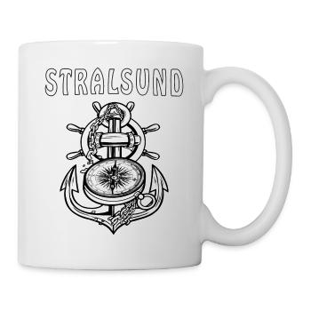 STRALSUND ANCHOR COMPASS - Mug - white - Right