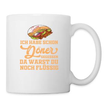 Ich habe schon Döner gegessen - Tasse - Weiß - Rechts