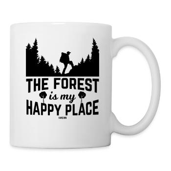 Forest Nature Camping Mountains - Mug - white - Right