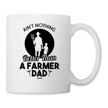 Il n’y a rien de mieux qu’un père d’agriculteur - Mug blanc - blanc - Droite