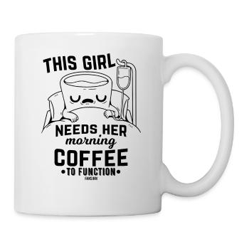 Kaffee Krankenhaus Medizin - Tasse - Weiß - Rechts
