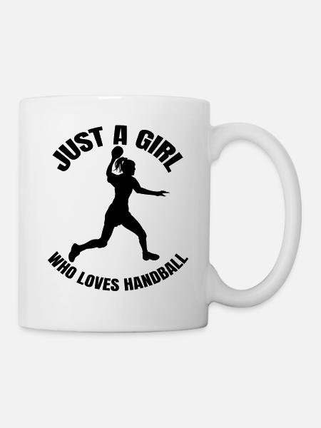 Handballerin Handball Damen Frau Handballspielerin - Tasse - Weiß