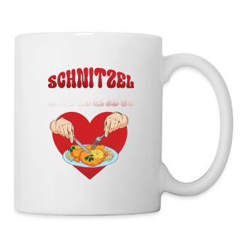 Support your local Schnitzel Dealer - Tasse - Weiß - Rechts